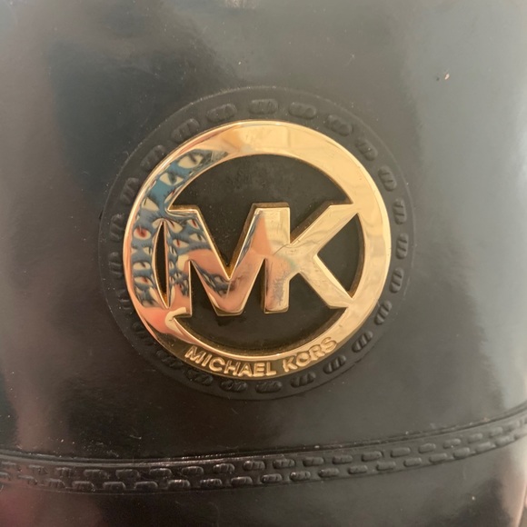 Black Michael Kors rain boots size 7 - Picture 5 of 5
